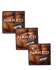Four Seasons Naked King Size Lubricated Condoms 144 Pack - - Condoms