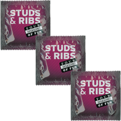 Four Seasons Studded & Ribbed Ultra Sensitive Condoms 144 Pack - - Condoms