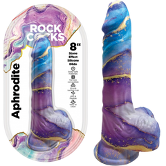 Rock Cocks Aphrodite Realistic Textured Dildo 8 Inch - - Realistic Dildos