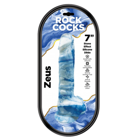 Rock Cocks Zeus Bendable Realistic Textured Dildo 7 Inch - Realistic Dildos