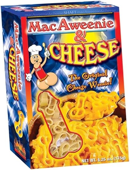 Hott Products Bachelorette Parties Edible Macaweenie & Cheese - - Party Gifts and Novelties