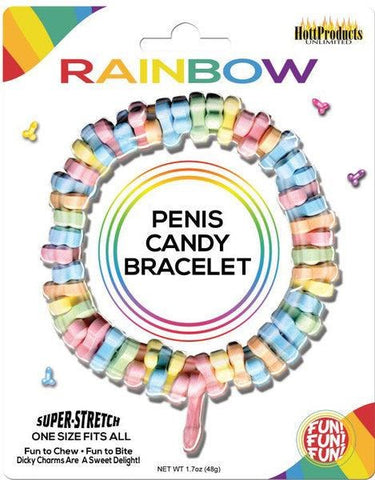Hott Products Dicky Charms Edible Penis Candy Bracelet - Party Gifts and Novelties