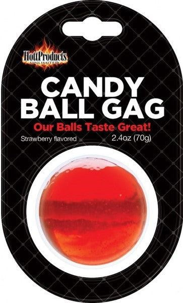 Hott Products Edible Candy Ball Gag Strawberry - - Party Gifts and Novelties