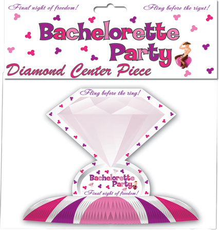 Bachelorette Party Diamond Ring Novelty Centerpiece - Party Gifts and Novelties