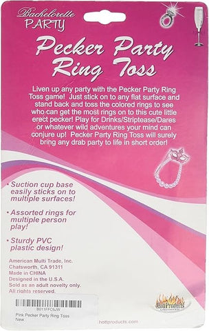 Hott Products Bachelorette Pecker Party Ring Toss - Party Gifts and Novelties