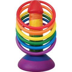 Rainbow Pecker Party Ring Toss - - Party Gifts and Novelties