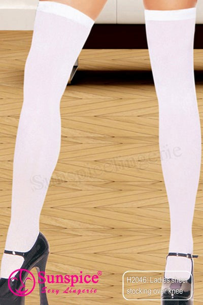 Smillie Lingerie Smillie Womens Sheer Leg Stockings Over Knee Premium Stretch - - Hosiery