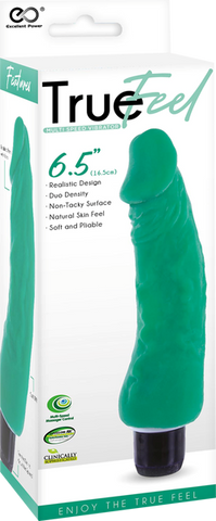 NANMA Corporation True Feel Trojan Realistic Design Vibrating Dildo with Ring - Vibrating Dildos