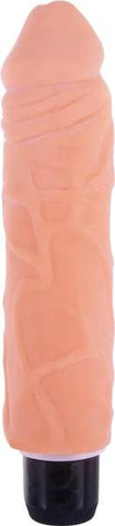 NANMA True Feel Patriot 16.5 cm Realistic Vibrating Dong with Textured Shaft - Vibrating Dildos
