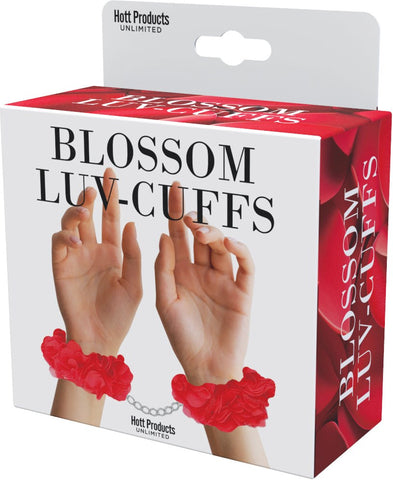 Hott Products Blossom Soft and Comfortable BDSM Luv Cuffs with Plush Design - Cuffs And Restraints