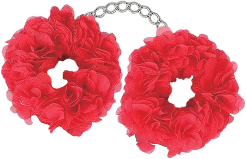 Hott Products Blossom Soft and Comfortable BDSM Luv Cuffs with Plush Design - Cuffs And Restraints
