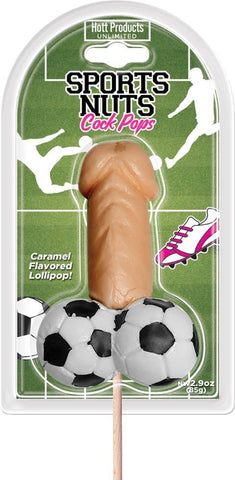Hott Products Sports Nuts Cock Pop Dick Shaped Edible Candy - Party Gifts and Novelties