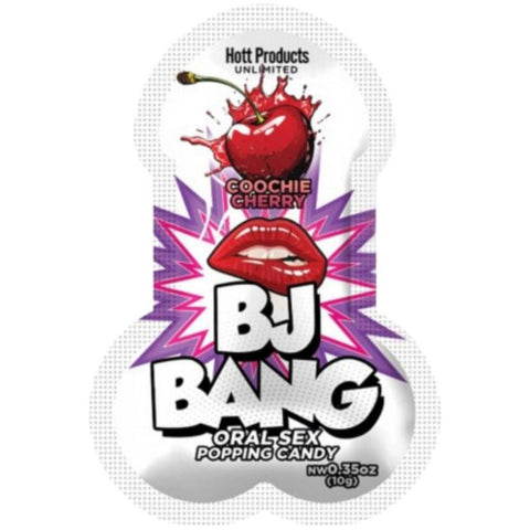 Hott Products BJ Bang Popping Oral Sex Edible Candy with Cock Ring - Party Gifts and Novelties