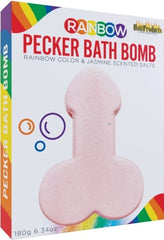 Rainbow Naughty Pecker Shape Bath Balm - - Party Gifts and Novelties