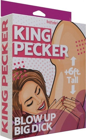 Hott Products King Pecker Penis Shape Inflatable Doll - Party Gifts and Novelties