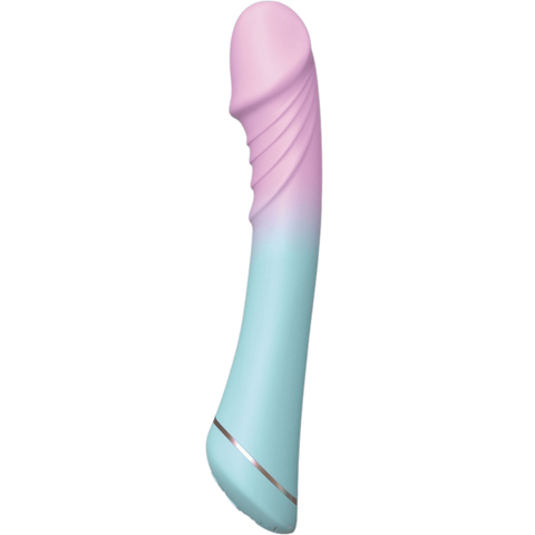 Hott Products Flufferella 9 Function Rechargeable G Spot Vibrator Cotton Candy - G-Spot Vibrators