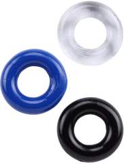 La Viva 3Some Stretchy Cock Rings Set - - Stretchy Cock Rings