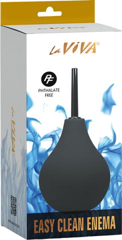 La Viva Premium Easy Clean Silicone Enema & Douche - Enemas and Douches