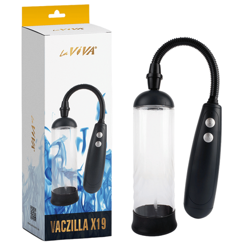 Vaczilla X19 Cylinder 2 Speed Mens Penis Pump - Penis Pumps And Stretchers