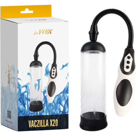 Vaczilla X20 8 Function USB Rechargeable Penis Pump - Penis Pumps And Stretchers