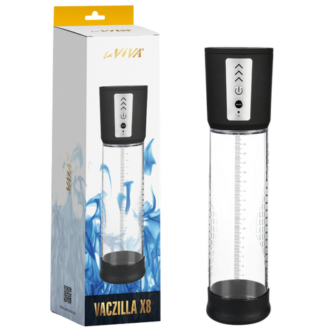 Vaczilla X8 USB Electronic Penis Pump With Quick Release Valve - Penis Pumps And Stretchers