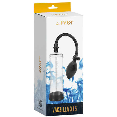 XR Brands Vaczilla X15 Original Bulb Design Mens Penis Pump Enhancement - Penis Pumps And Stretchers