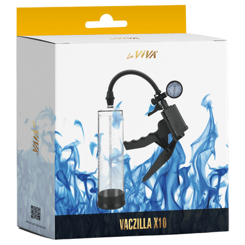 Vaczilla X10 Trigger Gauge Hand Grip Male Penis Pump - Penis Pumps And Stretchers