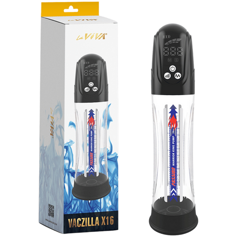Vaczilla X16 Auto 4 Function Cylinder Penis Pump - Penis Pumps And Stretchers