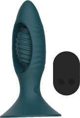 La Viva Remote Control Rocket Butt Plug Teal - - Butt Plugs