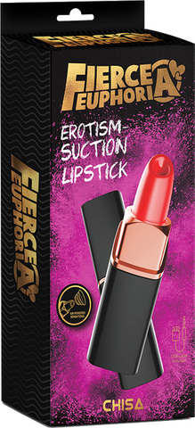 Fierce Euphoria Erotism Suction Lipstick Vibrator - Clit Ticklers and Pulsators