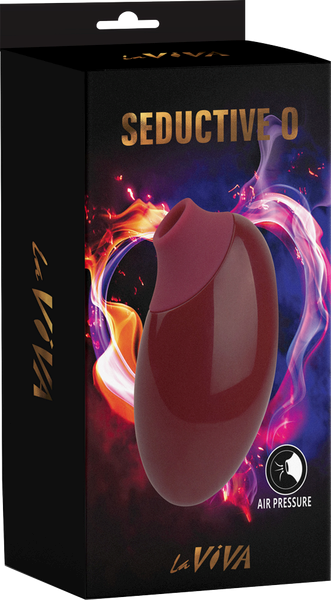 La Viva Seductive O 10 Function Clitoral Massager Ruby Red - - Clit Ticklers and Pulsators