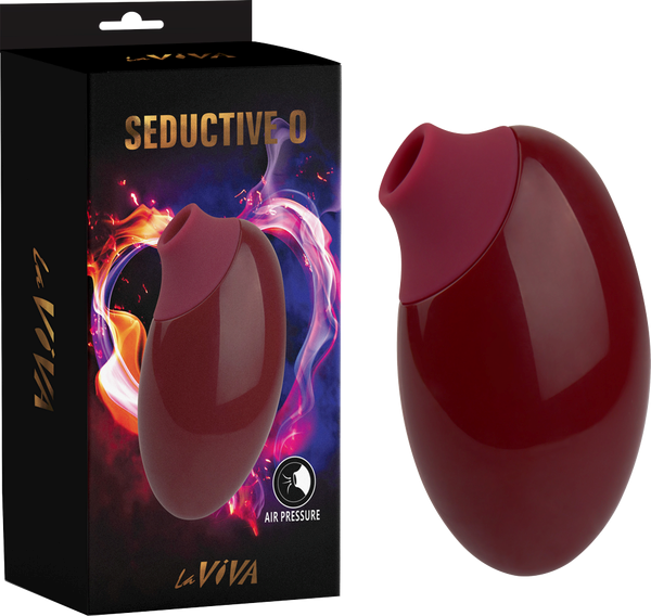 La Viva Seductive O 10 Function Clitoral Massager Ruby Red - - Clit Ticklers and Pulsators