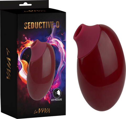 La Viva Seductive O 10 Function Clitoral Massager Ruby Red - Clit Ticklers and Pulsators