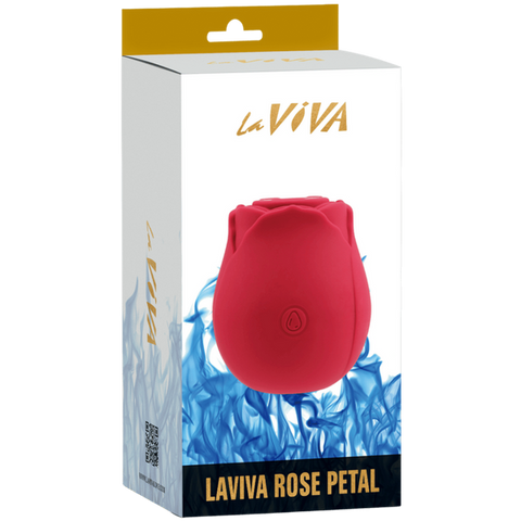 La Viva Glyde Rose Petal Suction Clitoral Stimulator - Clit Ticklers and Pulsators