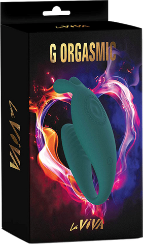 La Viva G-orgasmic 9 Function G Spot Vibrator Teal - G-Spot Vibrators