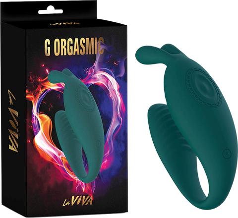 La Viva G-orgasmic 9 Function G Spot Vibrator Teal - G-Spot Vibrators