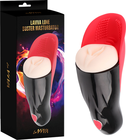 La Viva Love Buster Vibrating Male Masturbator - Masturbators and Strokers