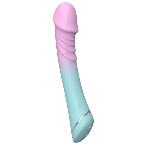 La Viva Rosetta Rechargeable Waterproof G Spot Vibrator Pink / Blue - G-Spot Vibrators