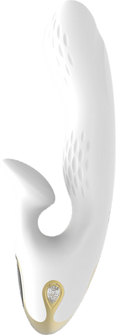 La Viva Come Sei Carina 20 Mode Dual Motor Rabbit Vibrator White - Rabbit Vibrators