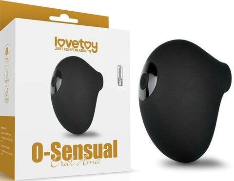 Lovetoy O Sensual Rechargeable Clitoral Stimulator Black - Clit Ticklers and Pulsators