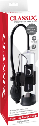 Classix Vibrating Power Male Penis Enlargement Pump - Penis Pumps And Stretchers
