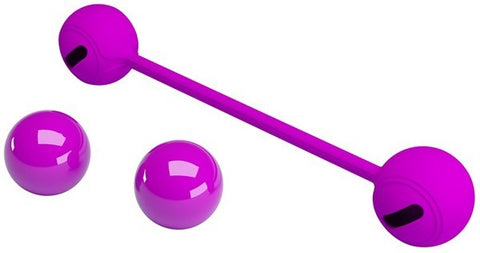 Baile Pretty Love Kegel Exerciser Ball III Purple Strengthening Sex Toy - Love Eggs and Kegel Exercisers