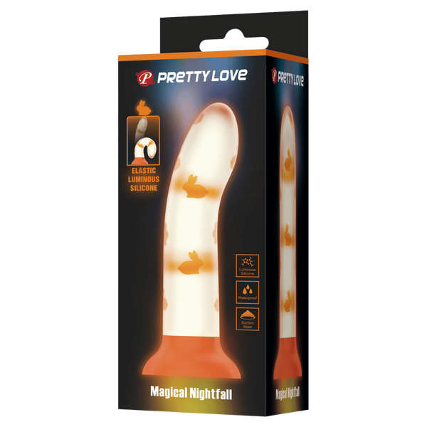 Pretty Love Magical Nightfall Realistic Dildo Orange - - Realistic Dildos