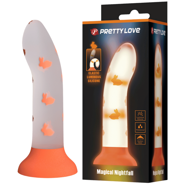 Pretty Love Magical Nightfall Realistic Dildo Orange - - Realistic Dildos
