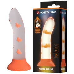 Pretty Love Magical Nightfall Realistic Dildo Orange - - Realistic Dildos