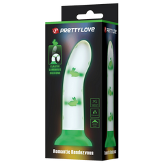Pretty Love Romantic Rendezvous Realistic Dong Green - - Realistic Dildos