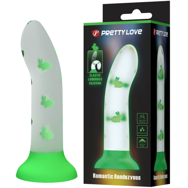 Pretty Love Romantic Rendezvous Realistic Dong Green - - Realistic Dildos