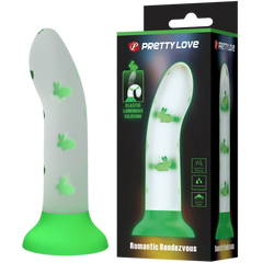 Pretty Love Romantic Rendezvous Realistic Dong Green - - Realistic Dildos