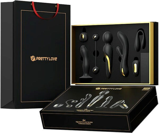 Pretty Love Mini Queens Luxury Collection Adult Toy Set Black - - Sex Kits