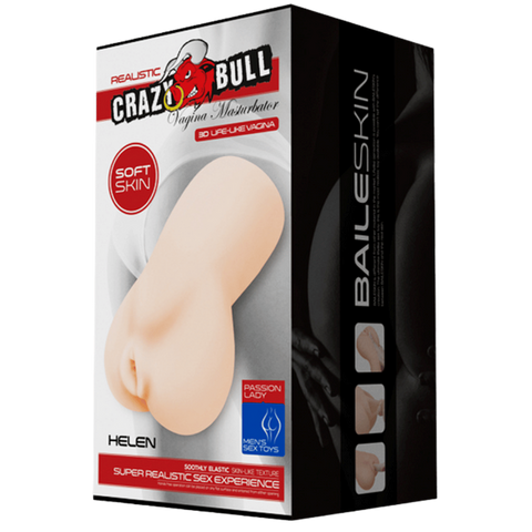 Crazy Bull Helen Realistic Vagina Male Masturbator Flesh - Masturbators and Strokers